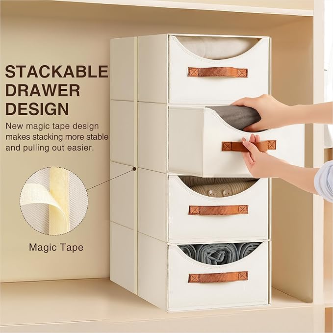 Homsorout Large Closet Storage Bins - Image 4