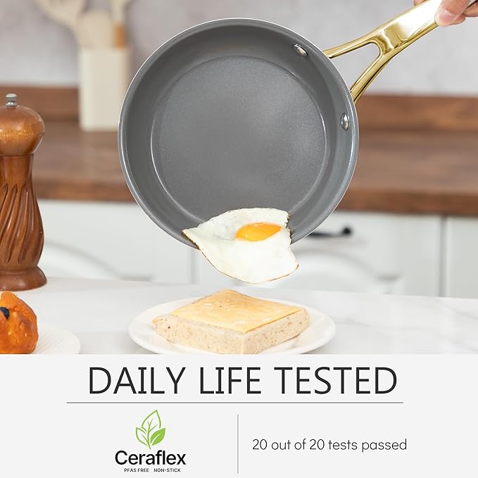 7-Piece Ceramic Nonstick Cookware Set - Image 4