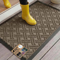 GORILLA GRIP 100% Waterproof All-Season WeatherMAX Doormat 35x23, US Designed by GorillaGrip