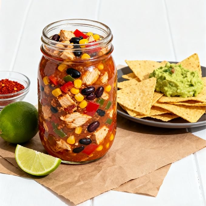 ComSaf Wide Mouth Mason Jars 32 oz - Image 4