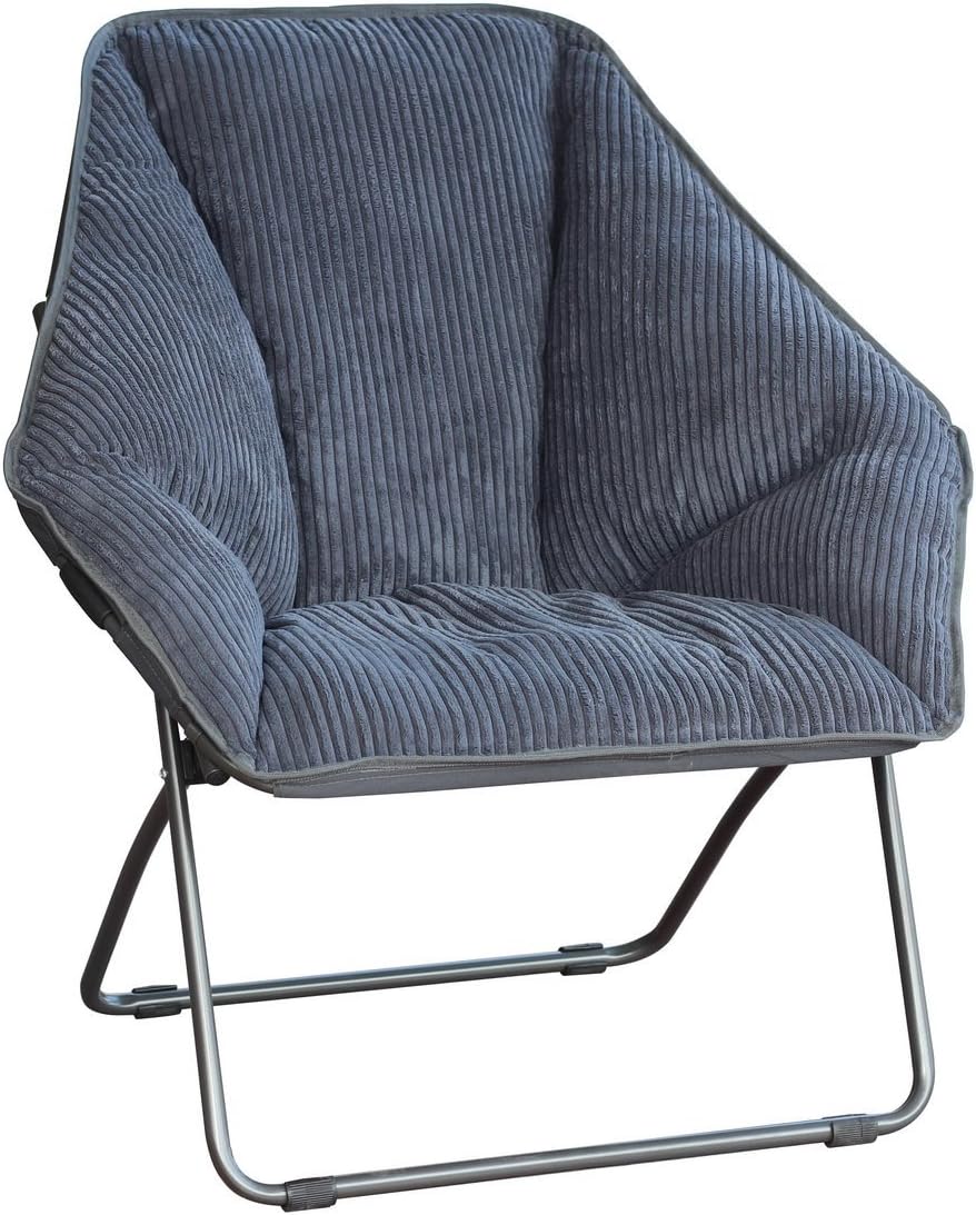 Zenithen Limited Hexagon Folding Dish Corduroy Chair, Perfect for Dorm Rooms,...