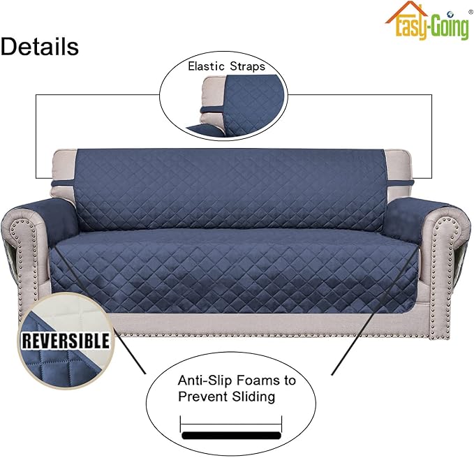 Easy-Going Reversible Oversized Couch Cover - Image 3