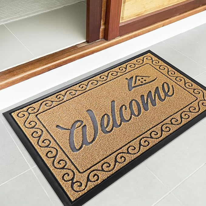 Yimobra Welcome Mat Outdoor Indoor, Waterproof Heavy Duty Front Door Mat - Image 8