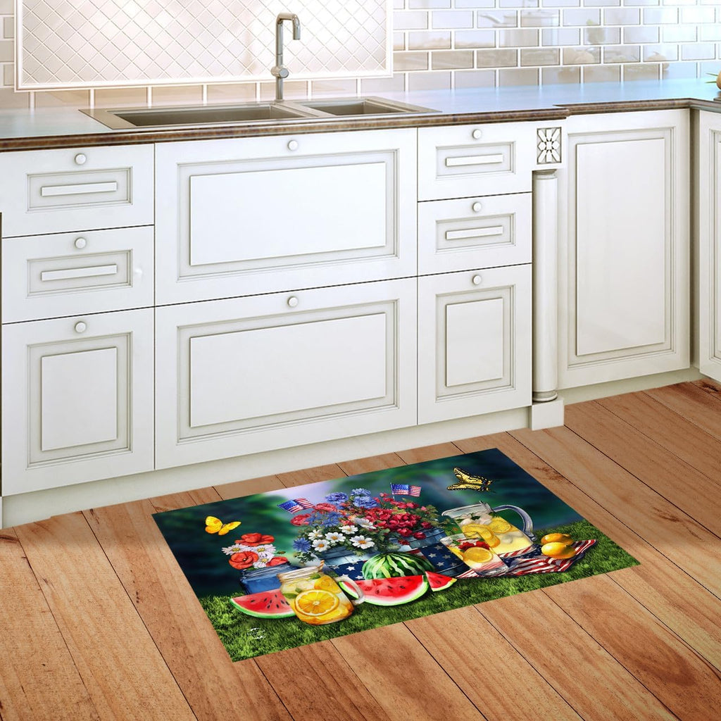 Briarwood Lane Summer Doormat 30x18 Indoor Outdoor American Lemonade for Summer Doormat