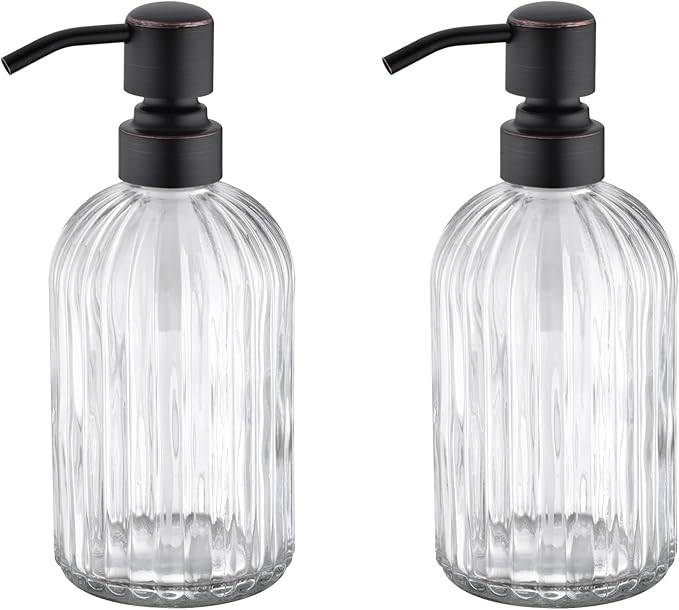 Dish Kitchen Soap Dispenser, Oil Rubbed Bronze Bathroom Liquid Soap Dispensers by LEETCPHOME