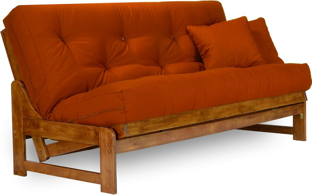 Arden Futon Frame - Queen Size (Frame Only), Solid Wood Construction