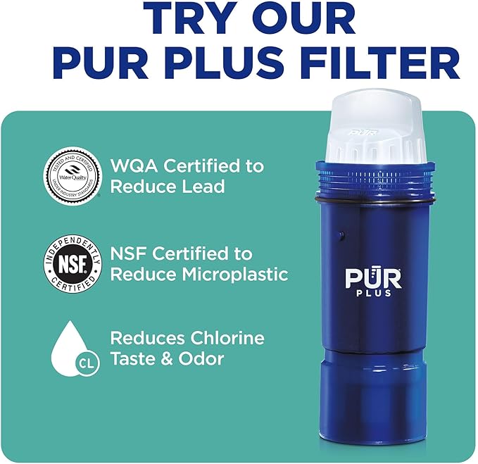 PUR Water Pitcher & Dispenser Replacement Filter 4-Pack, Genuine PUR Water - Image 7