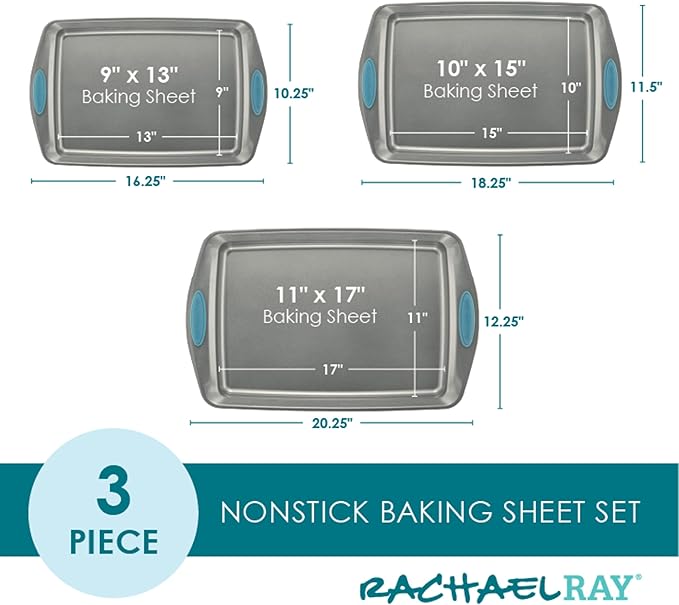 Rachael Ray Bakeware Nonstick Cookie Pan Set - Image 4