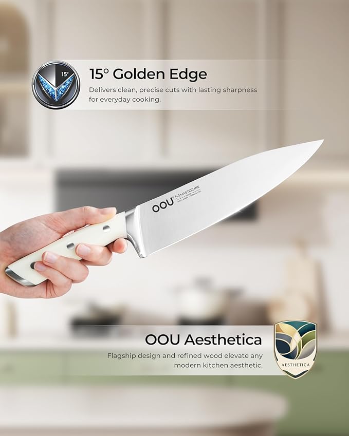 OOU 2026 Master Line 15-Piece German High Carbon Steel Knife Set - Image 2