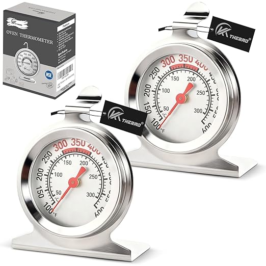 CloudHand Oven Thermometer 50-300°C/100-600°F Electric/Gas Oven Temperature by CloudHand