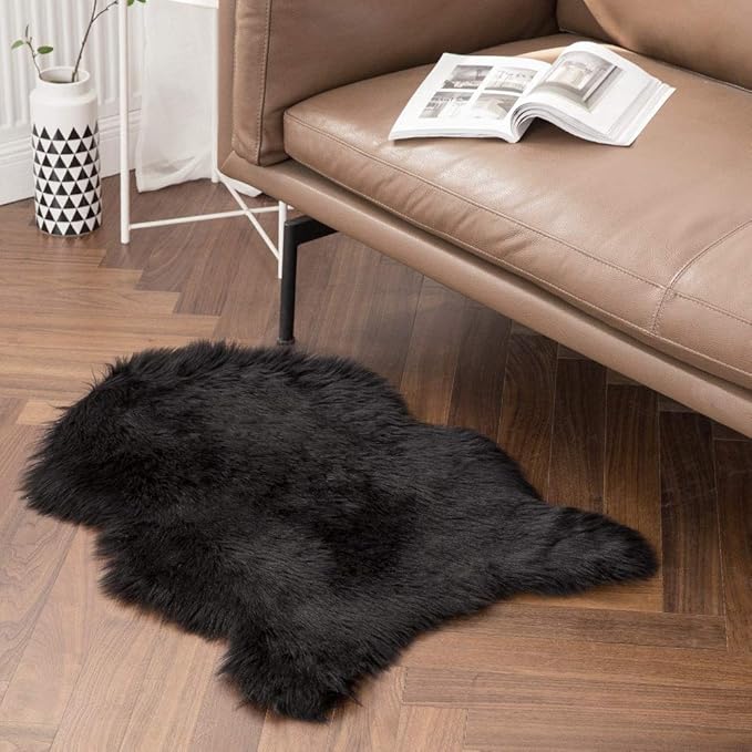 MIULEE Fluffy Rug Soft Shaggy Faux Fur Area Rug Luxury Plush Sheepskin Carpet - Image 6