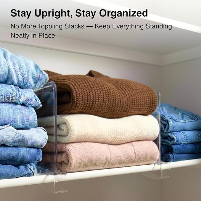 SortNStore Shelf Dividers Purse Organizer - Image 2