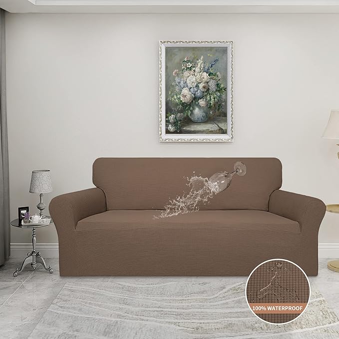Easy-Going 100% Waterproof Couch Cover, Dual Waterproof Sofa Cover, Stretch - Image 2