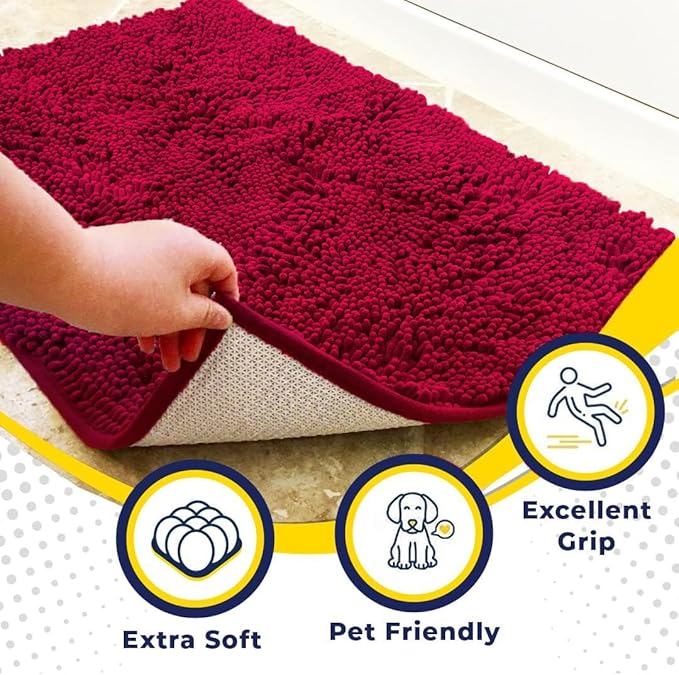 Muddy Mat® | Super Absorbent Door Mat Indoor, Microfiber Quick Dry Chenille - Image 2