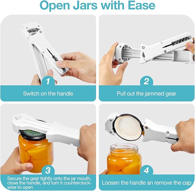 7-in-1 Jar Opener for Seniors – Magnetic adjustable Jar Opener & Bottle Opener - Image 6