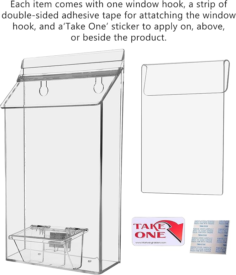Outdoor Brochure Holder and Card Box - Image 2