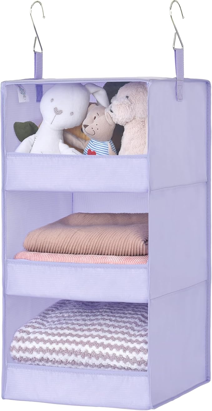 GRANNY SAYS 3 Shelf Hanging Closet Organizers and Storage, Collapsible Closet by GRANNYSAYS