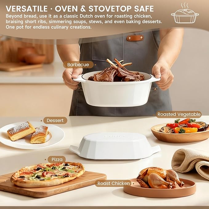 Enameled Cast Iron Sourdough Bread Oven – Dutch Oven - Image 7