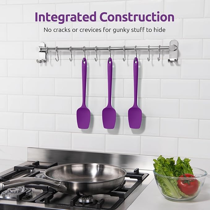 U-Taste Silicone Spoon Spatula Set, 600ºF High Heat Resistant Food Grade - Image 9