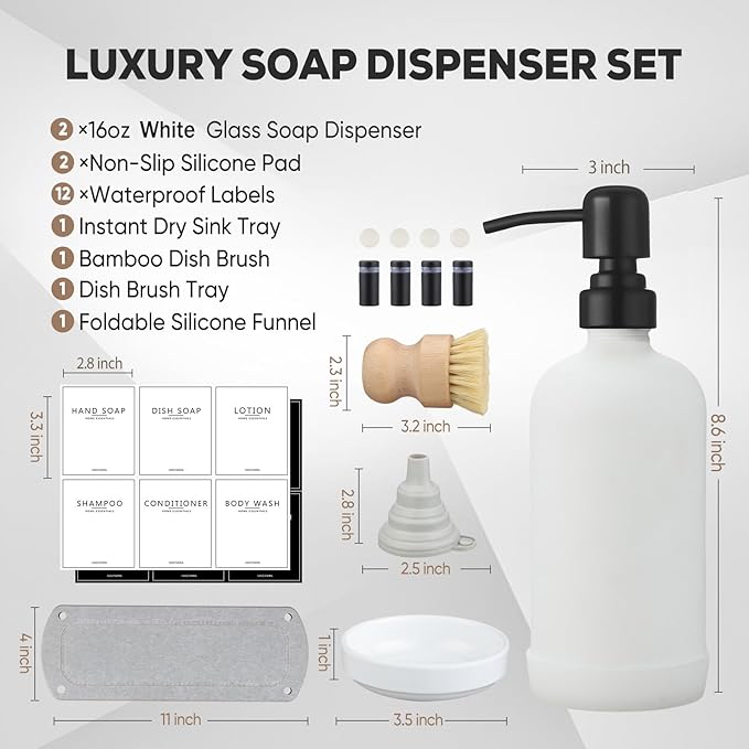 Kitchen Soap Dispenser Set - Image 4