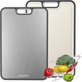 Titanium Cutting Board Double Sided Pure Titanium Cutting Boards by KIKIIKEHealthyChoicesfortheKitchen