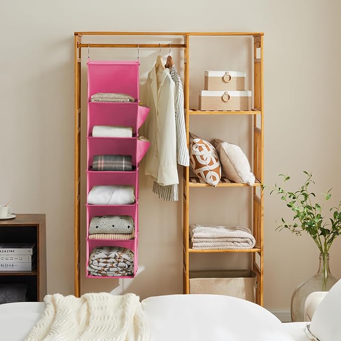 YOUDENOVA Hanging Closet Organizer, Closet Hanging Storage Shelves - Image 4