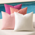 MIULEE Pack of 4 Decorative Outdoor Throw Pillow Covers Linen Waterproof Pillow by MIULEE