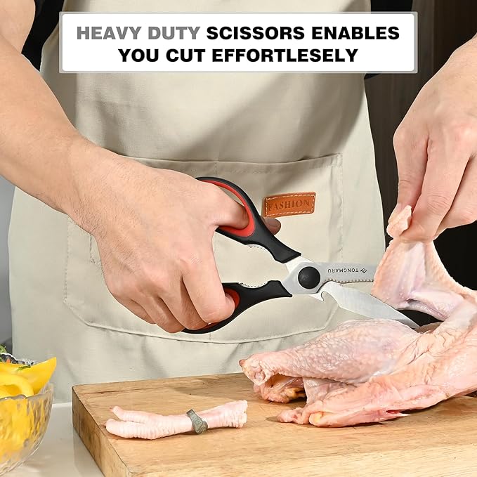 Kitchen Cooking Shears Heavy Duty Kitchen Scissor with, Detachable, All Purpose - Image 5