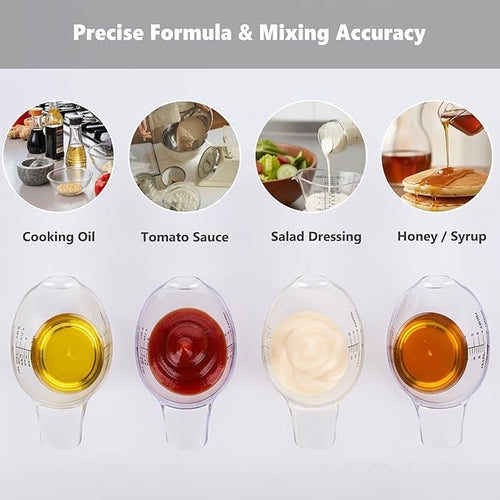 2 Pack Small Measuring Cups, 2oz/60ml Mini Measuring Cup - Image 2