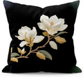 Vintage Tree Print Pillowcase 18x18 Inch, Soft Retro Throw Pillow Cover for Couch Sofa, Farmhouse Living Room Bedroom Decor – Ideal Gift for Housewarming Birthday Christmas (White Magnolia)