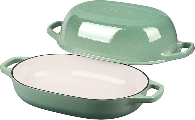 EDGING CASTING Enameled Cast Iron Oval Dutch Oven Pot - Image 3