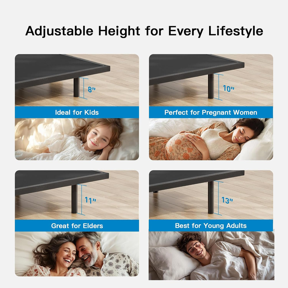 Pipishell Full Adjustable Bed Frame with Wireless Remote and Zero Gravity