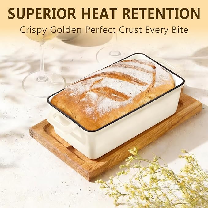 Wildone 2 in 1 Enameled Cast Iron Bread Pan