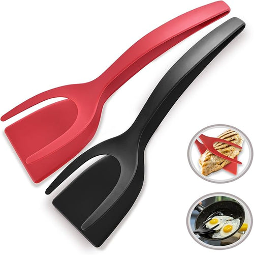 2 in 1 Flipper Spatula with tongs by NAMAPRODX