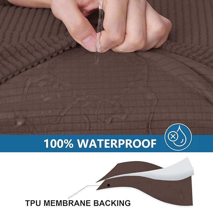 hyha Waterproof Couch Cushion Covers - Image 3