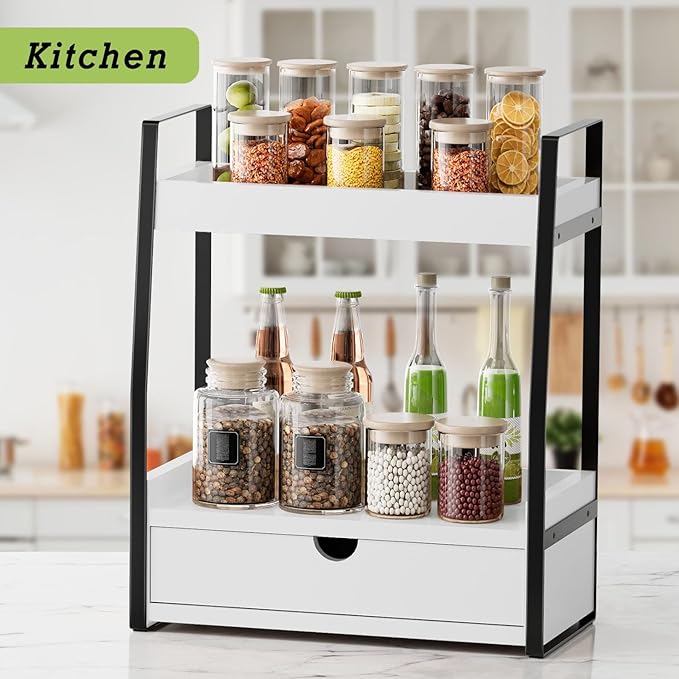 Boulphia 2-Tier Bathroom Organizer Countertop, Bathroom Sink Organizer - Image 6
