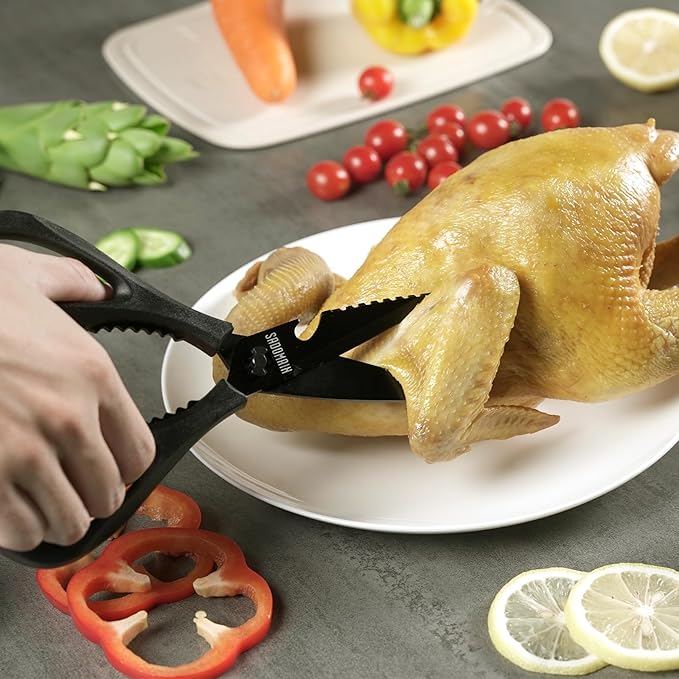 Kitchen Scissors All Purpose, Extra Sharp Kitchen Shears - Image 2