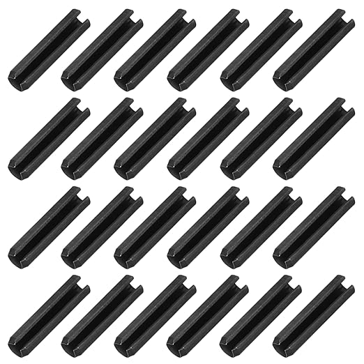 MECCANIXITY 25Pcs Slotted Split Roll Pins 3/10 Inch Dia. 1-2/5 Inch Length 65Mn by MECCANIXITY