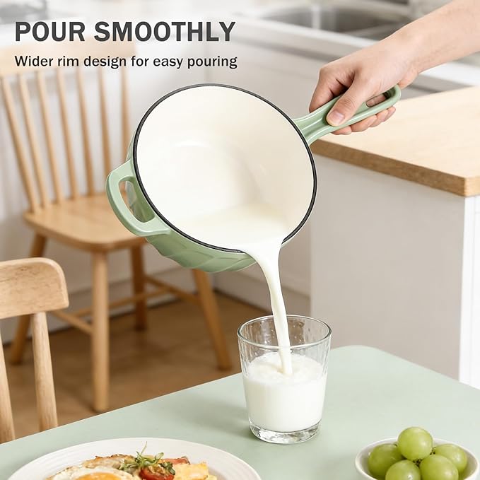 Enameled Cast Iron Sauce Pan