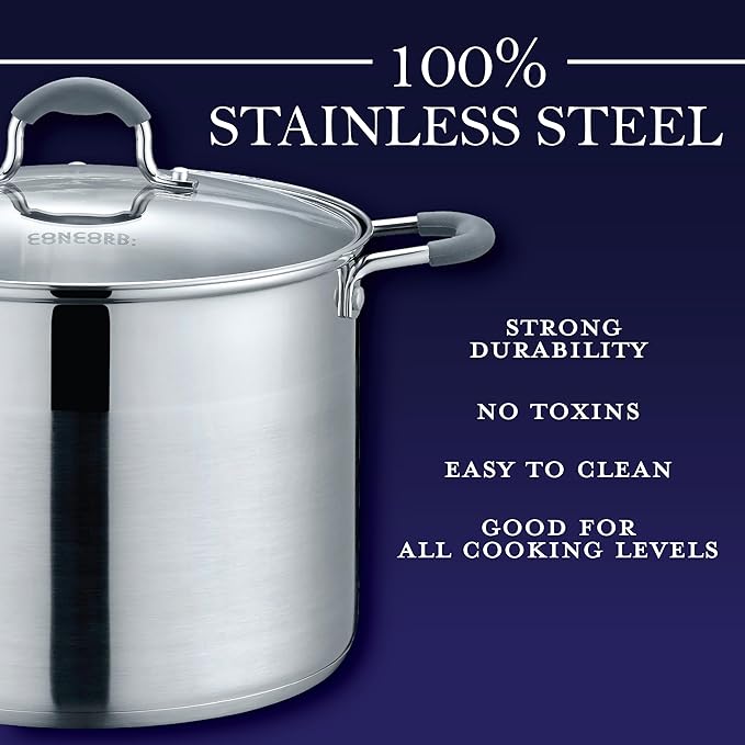 CONCORD Stainless Steel Stock Pot - Image 3
