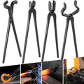 Blacksmith Tongs Knife Making Tongs Set V-Bit Blade Tongs, Flat Tongs, Blade by V-SEK