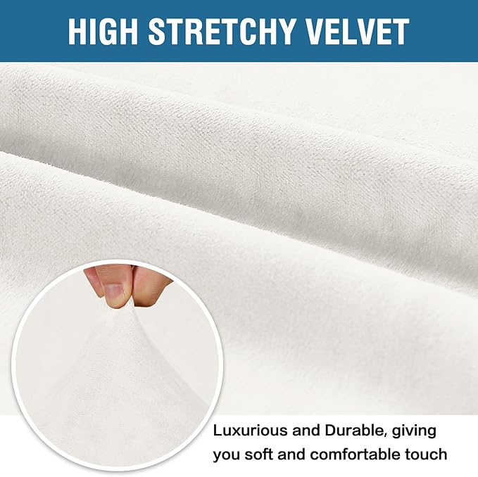 H.VERSAILTEX Stretch Velvet Sofa Covers - Image 4
