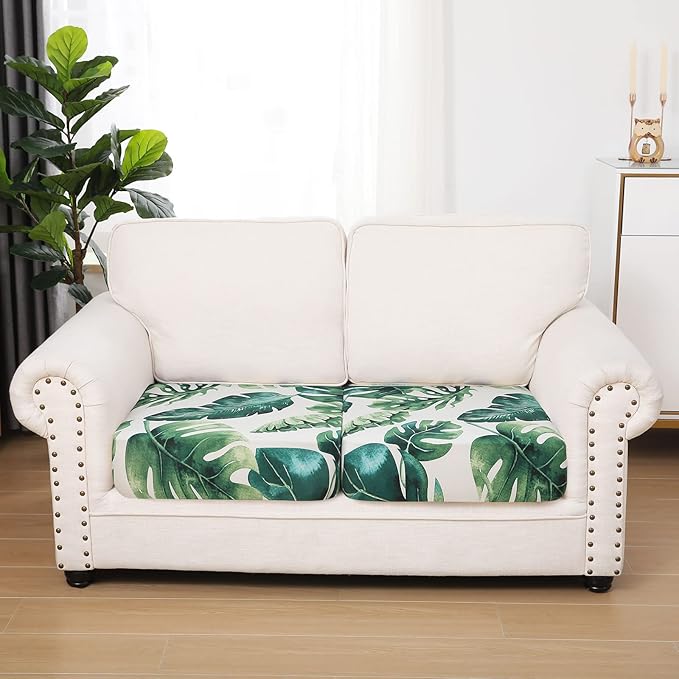 hyha Printed Couch Cushion Covers, Floral Sofa Covers Washable - Image 5
