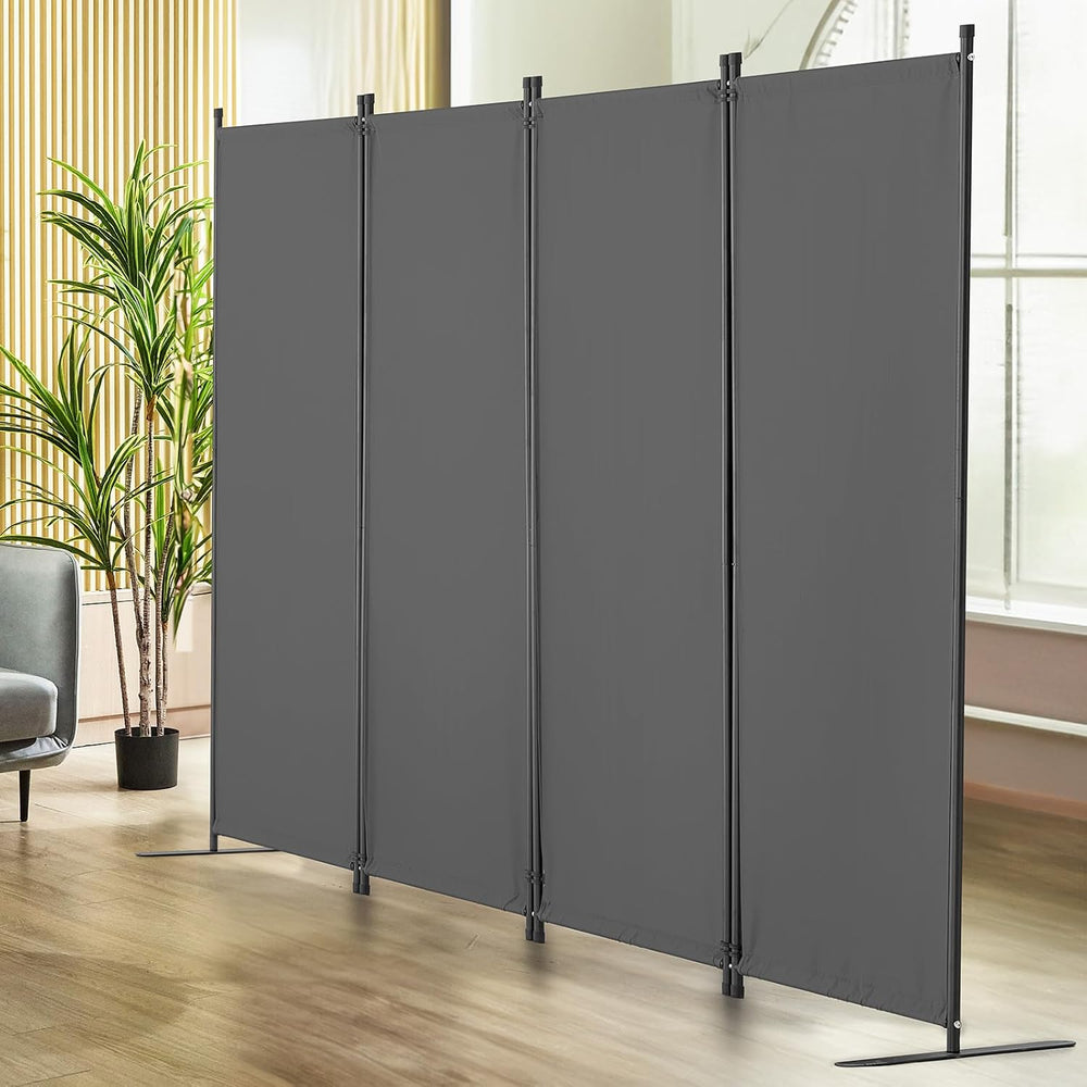 VEVOR 4 Panel Room Divider 89.8 x 67.9 in Folding Privacy Screen Partition