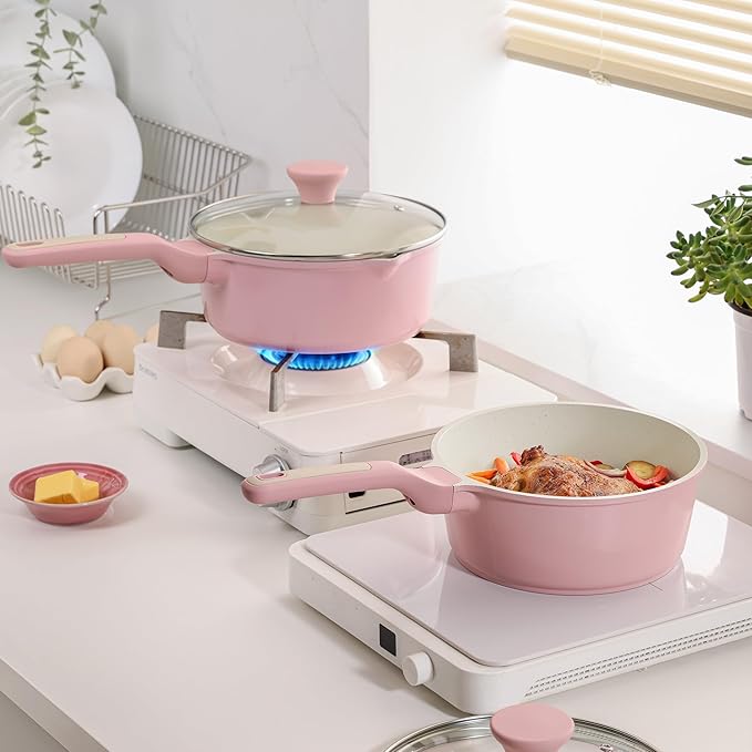 SENSARTE Ceramic Nonstick Saucepan - Image 3