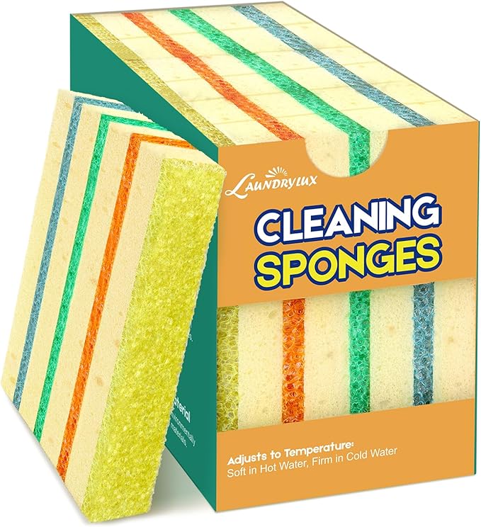 LAUNDRYLUX 4 Pack Scrub Sponge by LAUNDRYLUX