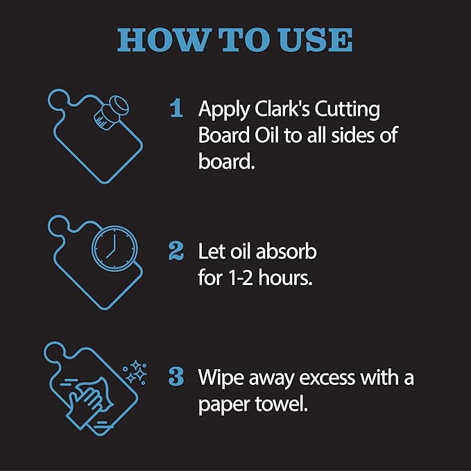 CLARK'S Coconut Cutting Board Finishing Kit - Image 8