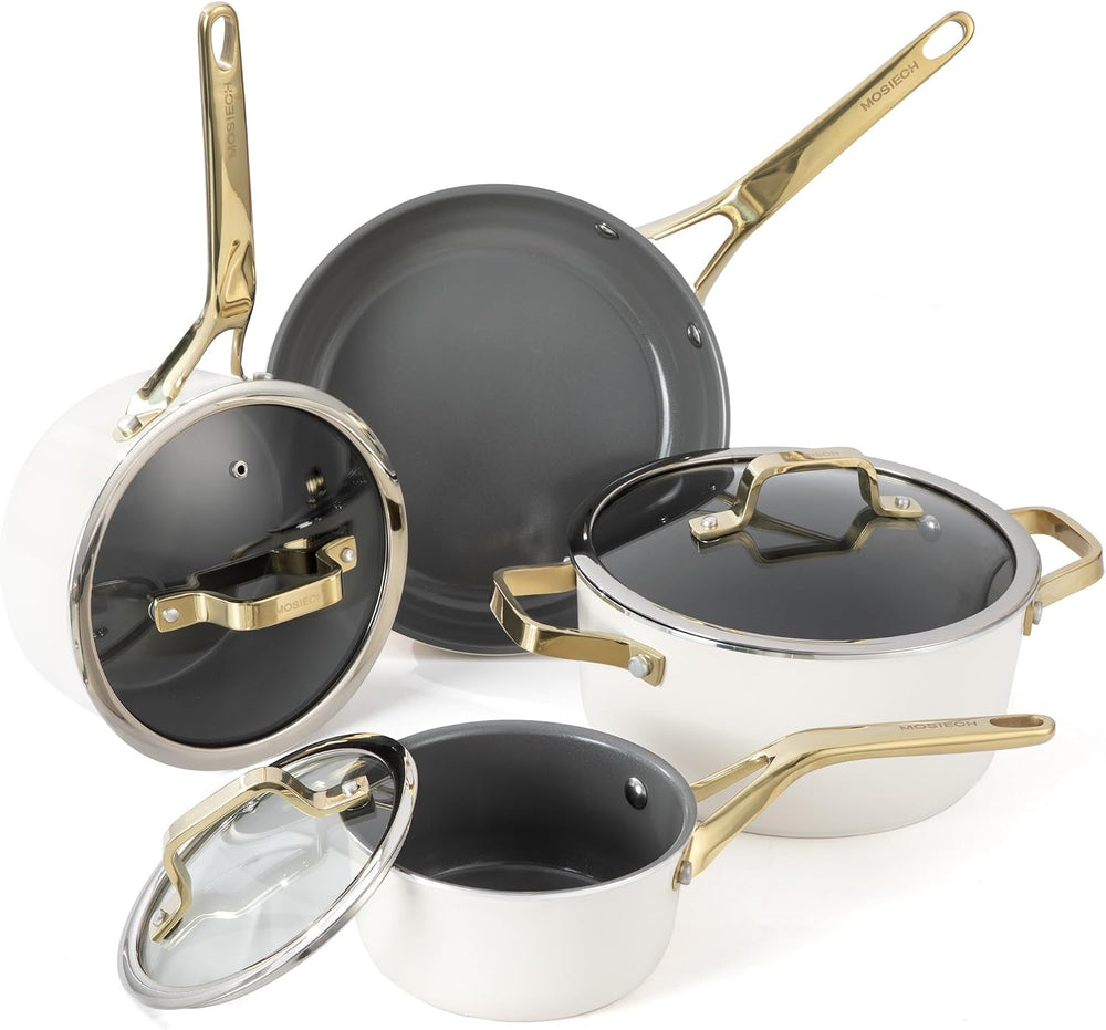 7-Piece Ceramic Nonstick Cookware Set
