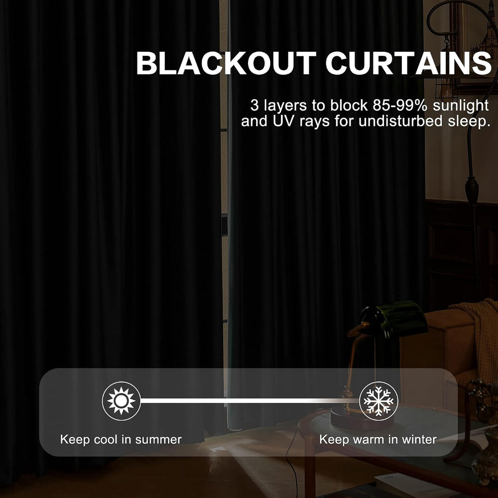 Pinch Pleated Curtains 72 Inches Wide by 84 Inches Long for Bedroom - Room Da...