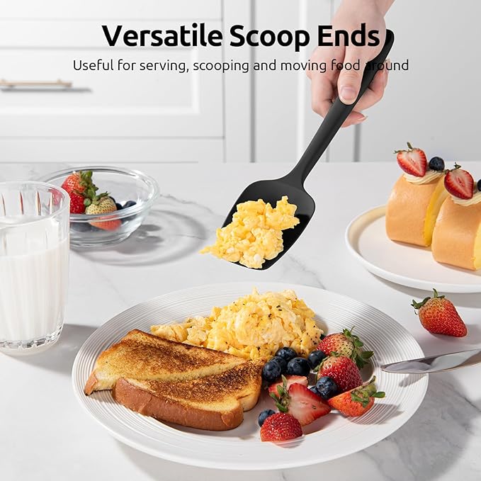 U-Taste Silicone Spoon Spatula Set, 600ºF High Heat Resistant Food Grade - Image 8